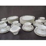 A part Noritake, Sherwood dinner service, including nine dinner plates, eleven side plates and