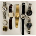 A small collection of watches, Casio, various Sekonda including a Chrongraph, Citizen and Accurist