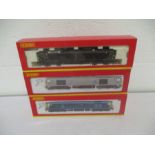 Three boxed Hornby OO gauge Diesel Electric locomotives including the Schenker Tata Steel Class