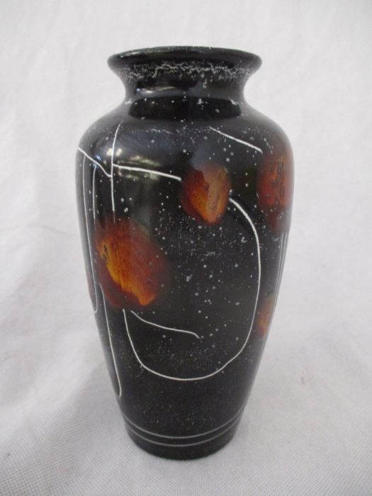 A Denby Glyn Colledge designed vase along with two Poole pottery vases (1 A/F) and one other - Image 2 of 17