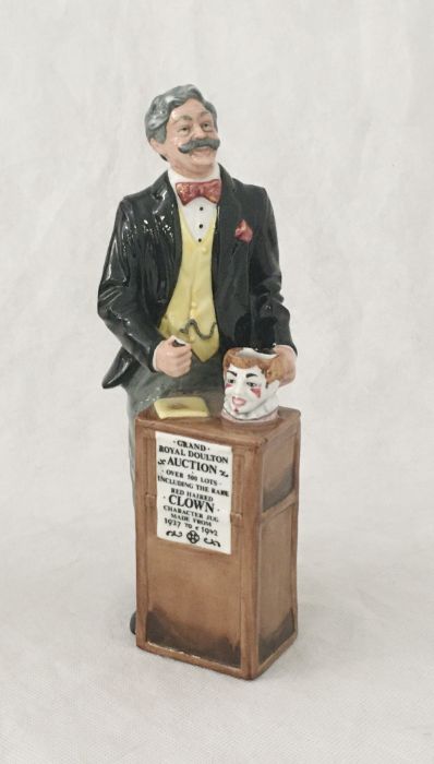 Two Royal Doulton figures,"The Auctioneer" (damage to gavel as shown) and "Thanks Doc!". - Image 2 of 7