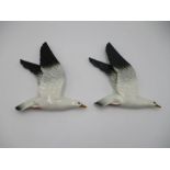 A pair of Beswick wall hanging seagulls