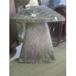A weathered Staddle Stone. Approx. height 60cm.