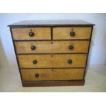 A Victorian chest of five drawers