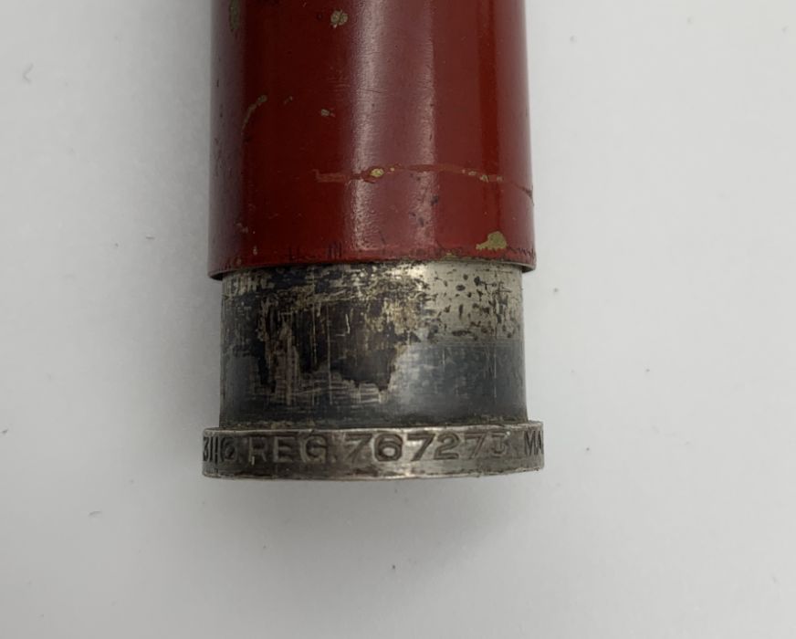 A vintage Dunhill lighter in the form of a candle stick provisional patent number 13116, - Image 4 of 7