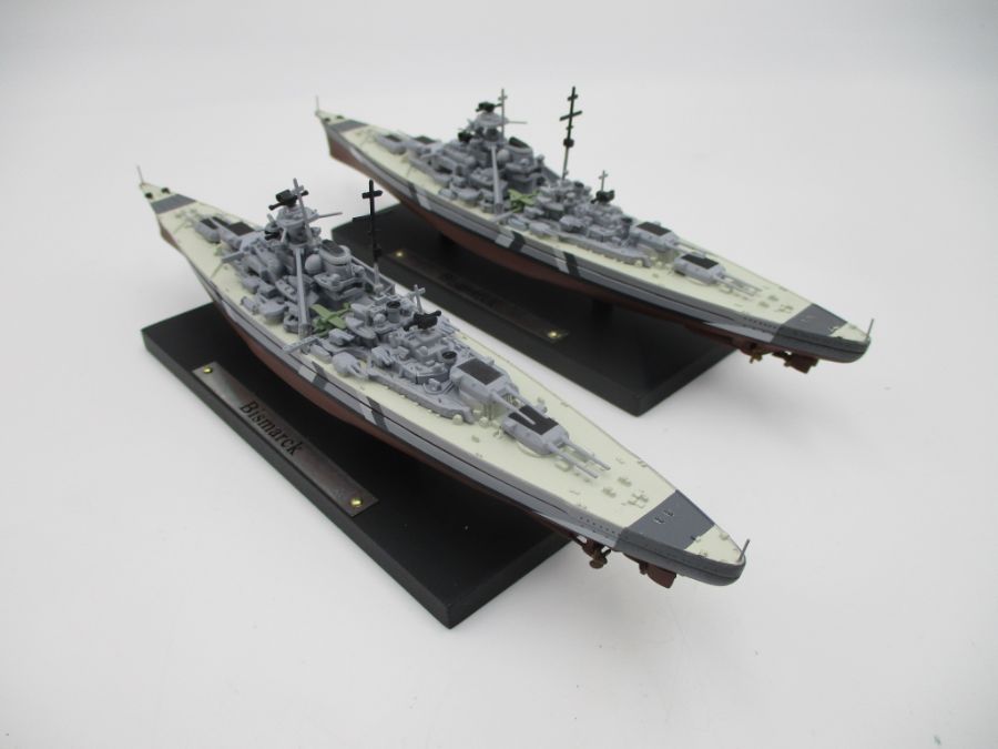 A collection of four boxed Atlas Editions warships including two HMS Hood's and two Bismarck's - Image 7 of 12