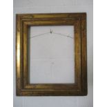 An antique gilt picture frame- internal measurements 50cm x 40cm