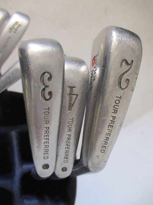 A set of Taylor Made Tour Preferred golf irons including irons 2 to 9, pitching wedge, sand wedge - Image 5 of 8