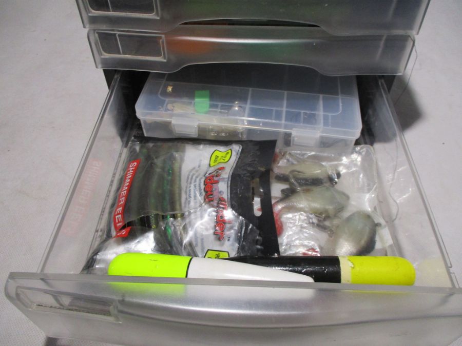 A four drawer cabinet of sea fishing tackle - Image 5 of 5