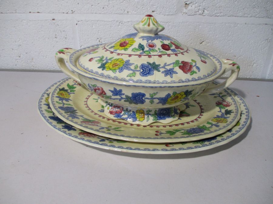 A collection of Masons "Regency" part dinner set including a small coffee pot, creamer, sugar - Image 4 of 12