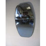 A vintage bevel edged mirror