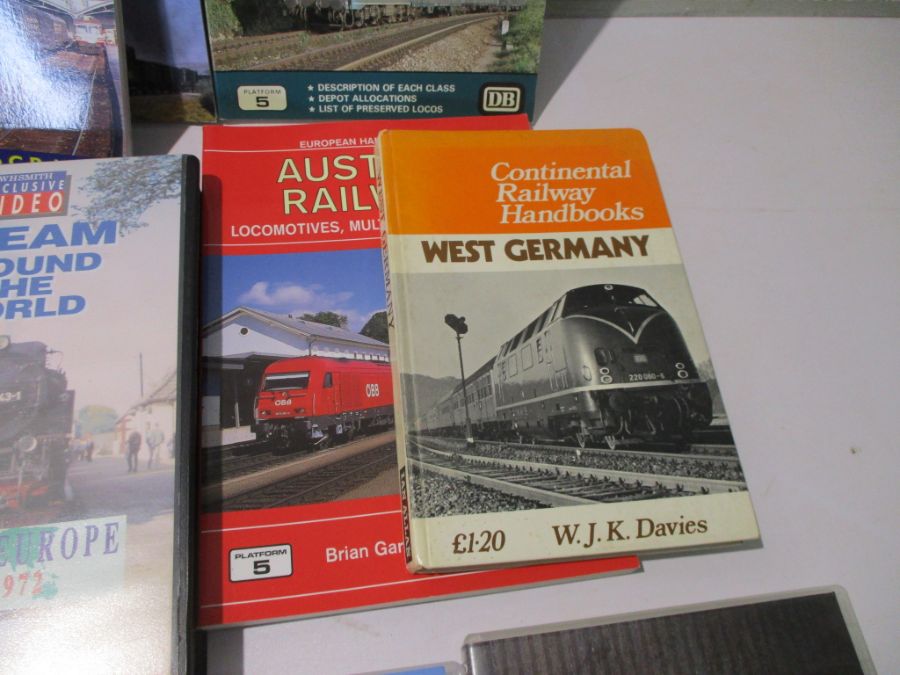 A collection of mainly European railway related books, DVD's, magazines and VHS video's etc - Image 10 of 15