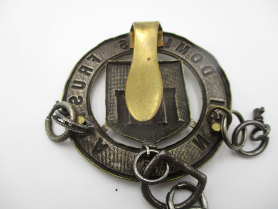 A Kings own Scottish Borderers badge with Art Nouveau note book attached, an Air Ministry whistle - Image 4 of 12