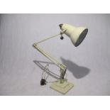 A vintage Herbert Terry & Sons Ltd. angle poise lamp