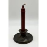 A vintage Dunhill lighter in the form of a candle stick provisional patent number 13116,