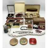 A collection of costume jewellery etc.