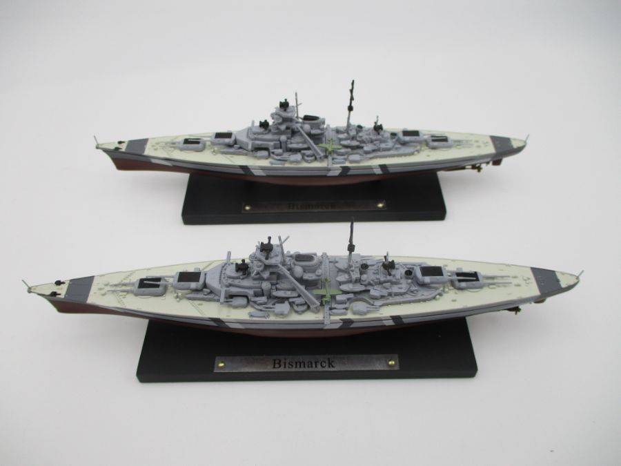 A collection of four boxed Atlas Editions warships including two HMS Hood's and two Bismarck's - Image 4 of 12