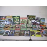A collection of mainly European railway related books, DVD's, magazines and VHS video's etc