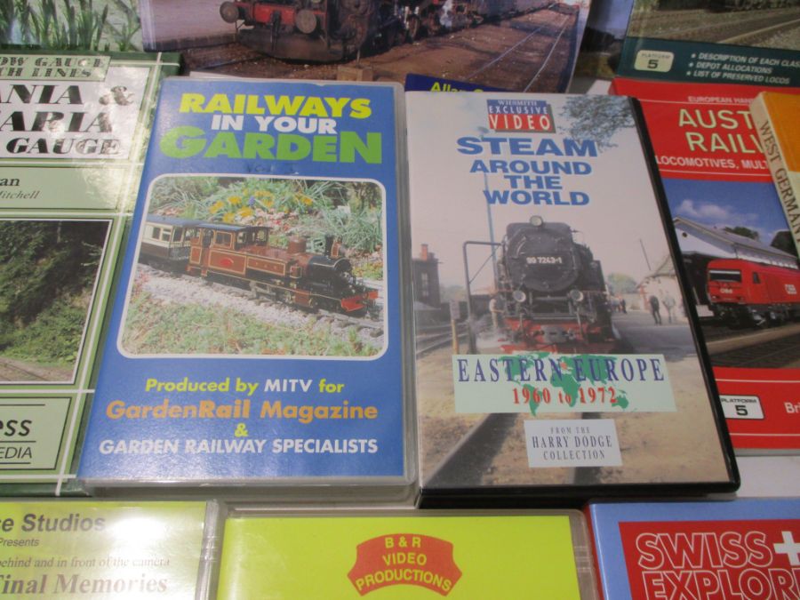 A collection of mainly European railway related books, DVD's, magazines and VHS video's etc - Image 9 of 15