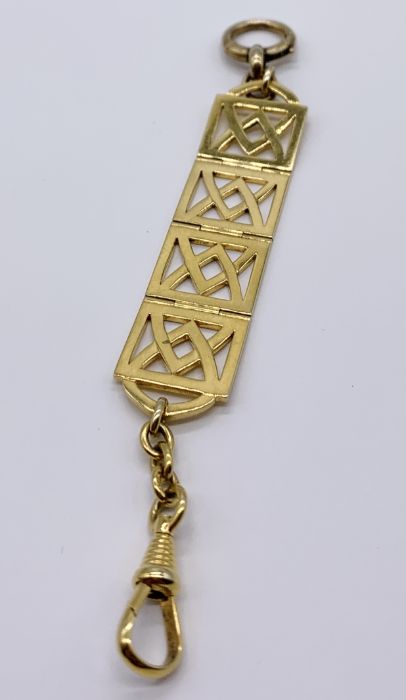 A 14ct gold Albertina, marked 585, weight 14.1g - Image 2 of 3