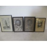 A set of four prints, including William, Lord Russell, General Ireton (son in law of Oliver