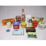 A collection of fifteen vintage advertising tins, boxes etc, including Jacobs Cream Crackers,