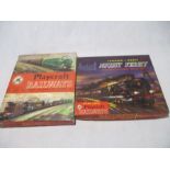 Two boxed Playcraft Railways OO gauge train sets including the London to Paris Night Ferry 12v D.