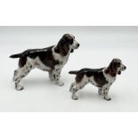 Two Royal Doulton Springer Spaniels