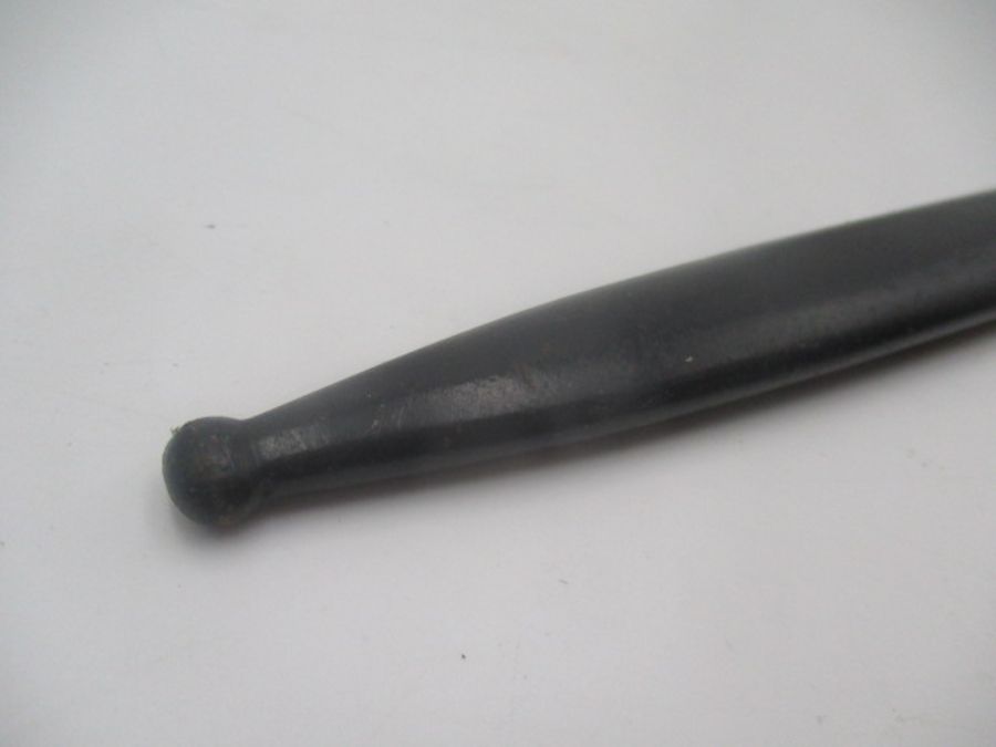 A German WWII bayonet, the steel blade stamped E u F Horster, Solingen, with eagle head handle, - Image 7 of 7