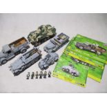 A collection of five completed Cobi WW2 Historical Collection models including a Opel Blitz, 182