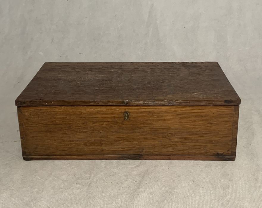 Two vintage wooden boxes - Image 4 of 6