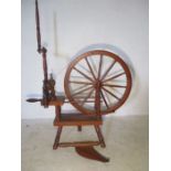 A John Brightwell spinning wheel.