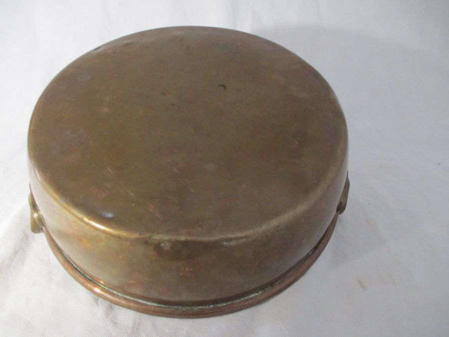 A copper jam/preserve pan - Image 6 of 6