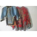 Two Chinese silk tunics- both A/F