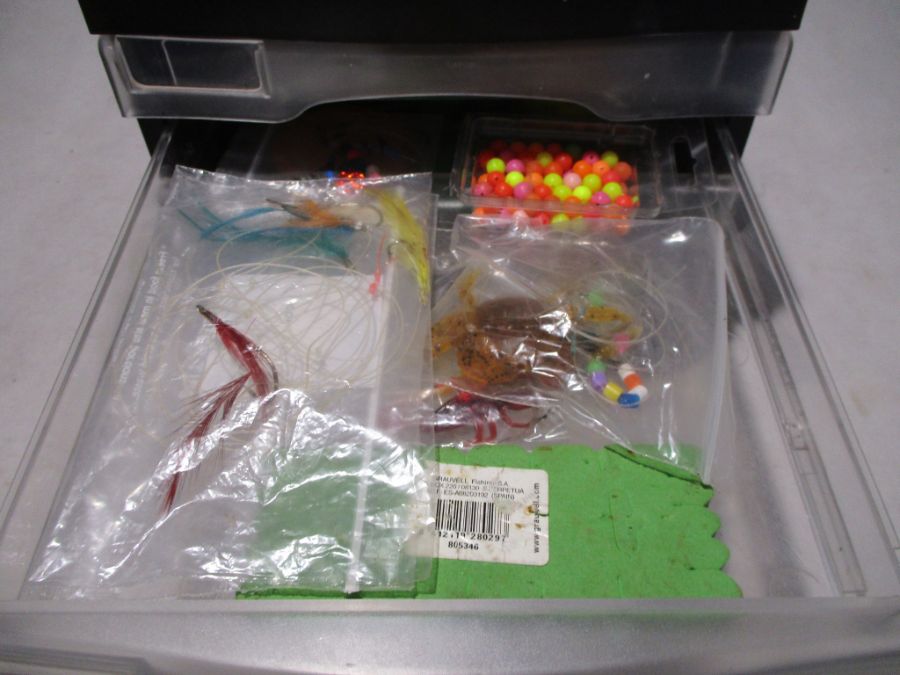 A four drawer cabinet of sea fishing tackle - Image 3 of 5