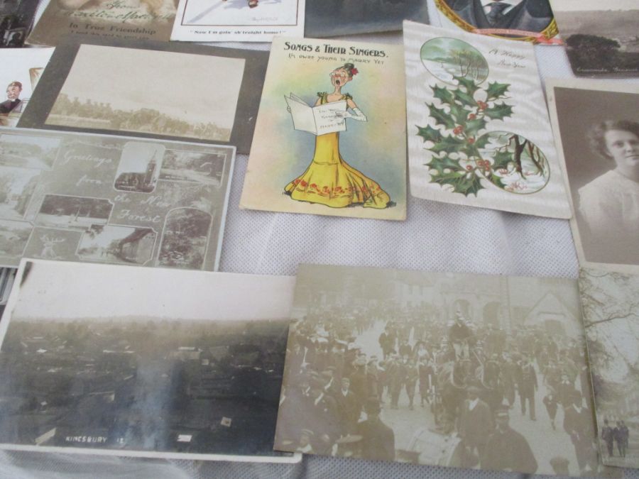 A collection of photographs, postcards etc including various postcards from Lyme Regis/Uplyme etc. - Image 49 of 52