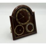 A desk top weather station with dial inscribed Sir John Bennett Ltd. London.