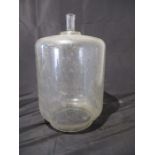 A Fullwood glass milking parlour jar
