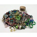 A collection of costume jewellery etc.