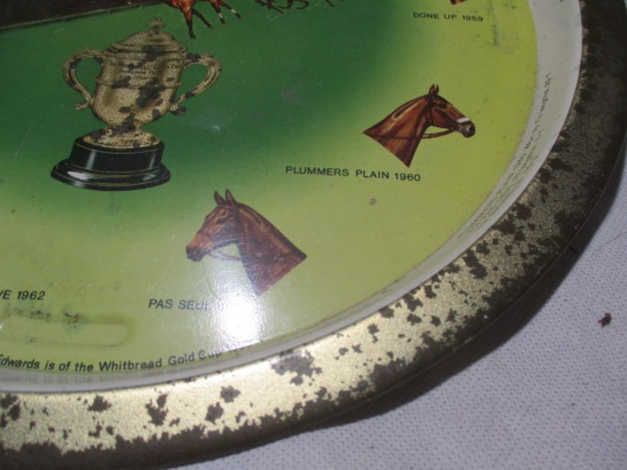 A collection of horse related memorabilia including a brass and iron ashtray formed as a hoof and - Image 17 of 20
