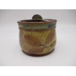 A Royal Doulton "Autumn Leaves" tobacco jar