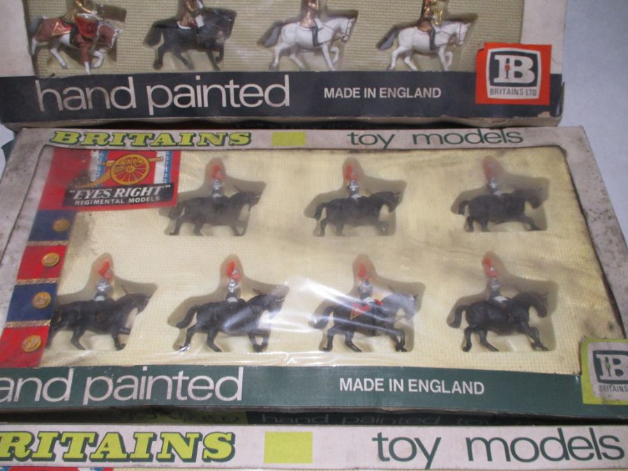 Two boxed Britains "Eyes Right" Horse Guards Regimental models (7833), along with a boxed Britains - Image 3 of 11