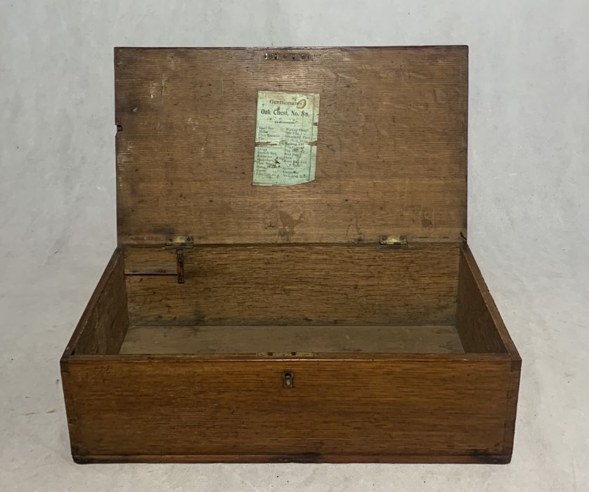 Two vintage wooden boxes - Image 5 of 6