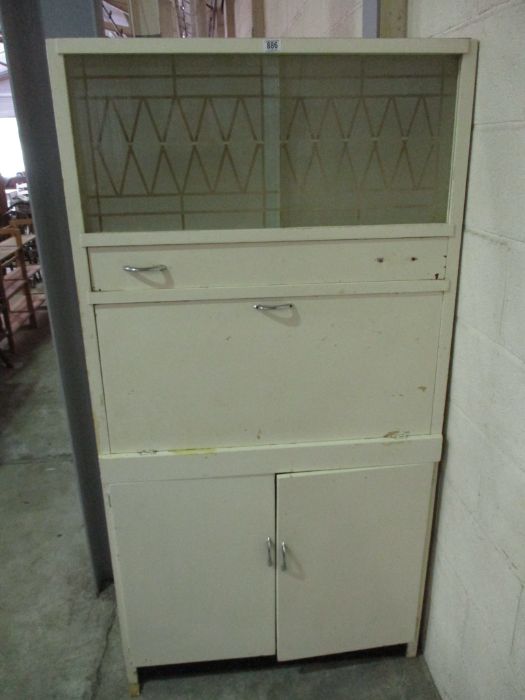 A Swedish mid century kitchen unit made by Royal Board,