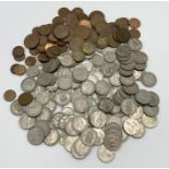 A small selection of British coinage including some silver