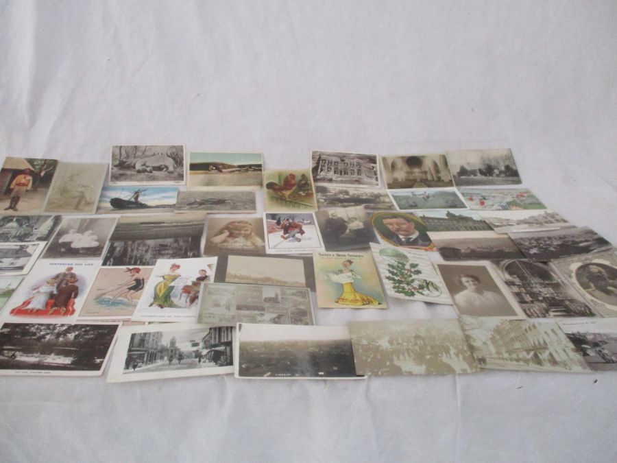 A collection of photographs, postcards etc including various postcards from Lyme Regis/Uplyme etc. - Image 40 of 52