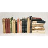 A collection of various vintage books mainly on the subject of hunting, equestrian and sporting life