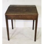 An oak clarks desk