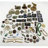 A collection of costume jewellery etc.