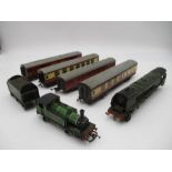 A collection of unboxed OO gauge railway models including a Hornby Dublo "Duchess of Montrose"
